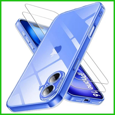 Cover per Apple iPhone 16 / PLUS / PRO / PRO MAX Custodia Silicone Trasparente - Immagine 1 di 4