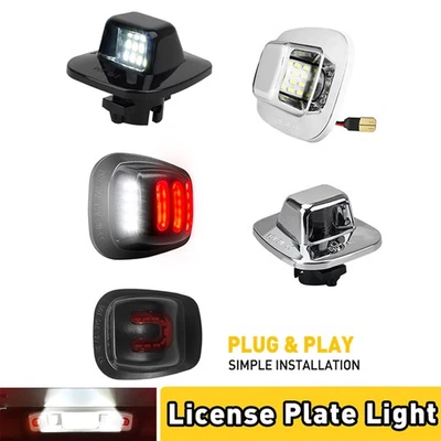 Kit de luces de matrícula trasera LED rojas para GMC Typhoon Sonoma GT Yukon S15 blanco Foto 1 de 4