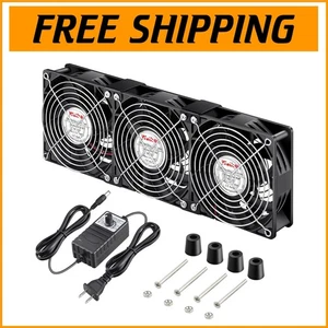 Whisper-Quiet 360mm Variable Speed Fan for Home or Server Cooling Applications - Afbeelding 1 van 8