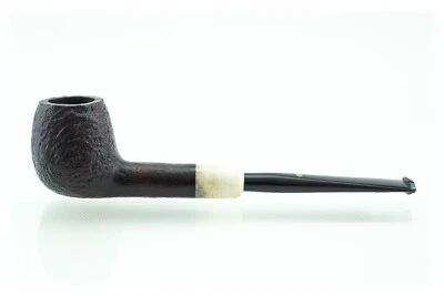 Pipe Ashton Achievement XX222 Apple Straight Sandblast Brown With Flock England - Image 1 of 4