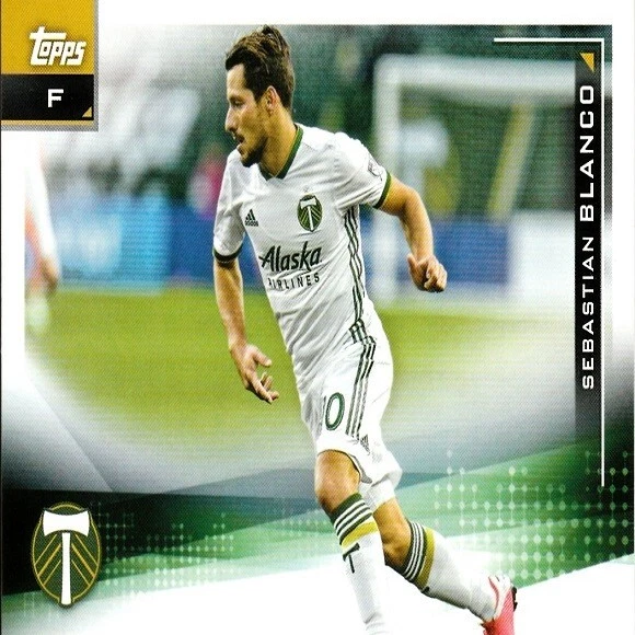 Sebastian Blanco (Portland Timbers) 2021 Topps MLS Experience Card - Number 12 - Image 1 of 2