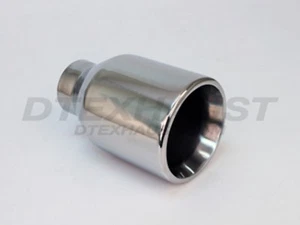 DT-254591 PUNTA INOXIDABLE DOBLE PARED RECTA 2.5" ENTRADA 4.5" SALIDA 7.25" LONGITUD - Imagen 1 de 3