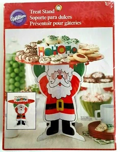 Wilton Christmas Cookie Stand Santa Claus Treat Stand NEW in Package - Picture 1 of 5