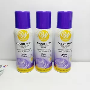 Wilton Lebensmittelfarbe Spray (violett) 3er Pack essbare Lebensmittelfarbe Spray - Bild 1 von 3