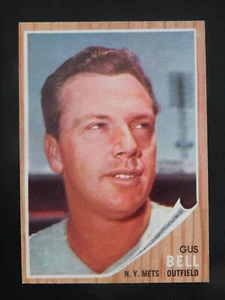 1962 Topps  Baseball Card #408 Gus Bell (NM) - Picture 1 of 2