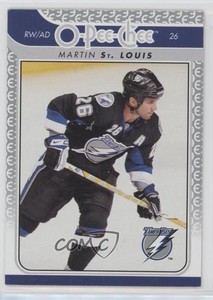 2009-10 O-Pee-Chee Martin St Louis #341 HOF