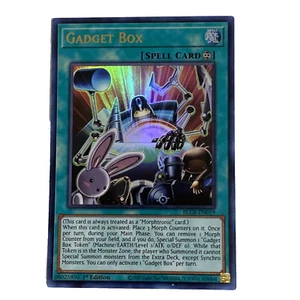 Yugioh BLCR-EN0 Gadget Box Hechizo 1ª Edición Ultra Raro Holo Foil Card - Imagen 1 de 5