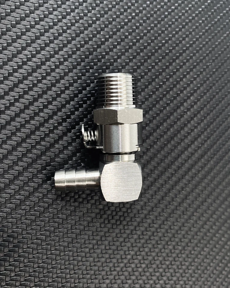 Juego de acoplamiento de desconexión de liberación rápida de manguera de línea de combustible de gas 5/16" BSPT para Triumph  Foto 1 de 4