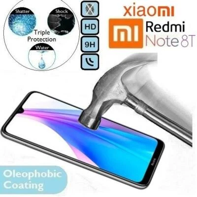 100% Genuine Tempered Glass Screen Protector 8 T For/Fits Xiaomi Redmi Note 8T - Image 1 of 2