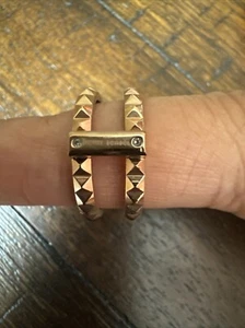 Henri Bendel Deco Split Crystal Ring Gr. 7. In Roségoldfarben - Bild 1 von 5