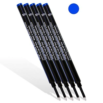 5 St - Tintenrollerminen - Rollerballminen - High Class Refill - blau - NEU - Bild 1 von 4