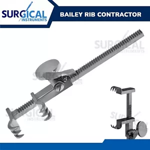 BAILEY Rib Contractor Cardiovascular TORÁCICO Quirúrgico Inoxidable Grado Alemán - Imagen 1 de 3