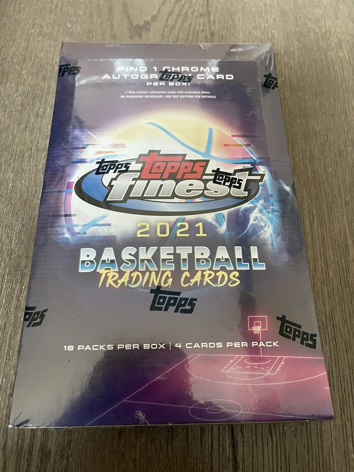 2021/22 Topps Finest Basketball Hobby Box - Image 1 of 1