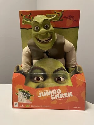 Figura de Peluche Shrek 2 Jumbo Súper Rara 14" Sujetador Oso de Peluche - Nuevo En Caja Original Foto 1 de 4