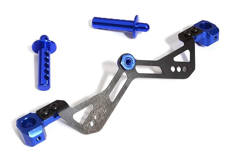 Billet Machined Front Body Mount Set for Team Associated DR10 Drag Race Car RTR - Image 1 of 1
