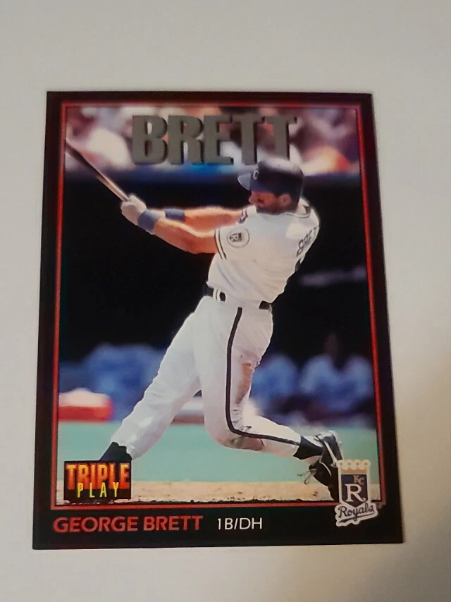George Brett Kansas City Royals 1993 Triple Play #214 - Image 1 of 1