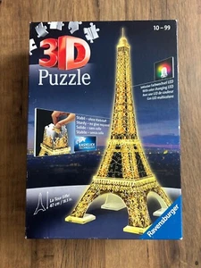 Ravensburger 3D Puzzle Eiffel Tower 216 Pieces. Boxed - Picture 1 of 8