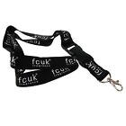 ID Lanyard FCUK French Connection Neck Card Holder Phone Badge Strap with Clip