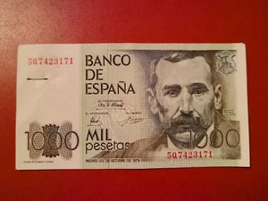 Espagne - Spain 1000 Pesetas liasse suite 10 pcs 1979 Pick 158 - SPL / AU - Imagen 1 de 3
