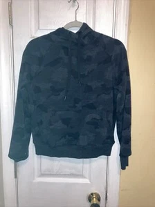 90 Degree by Reflex Camo Print Hooded Sweatshirt Multicolor Gray Women's Size S - Picture 1 of 6
