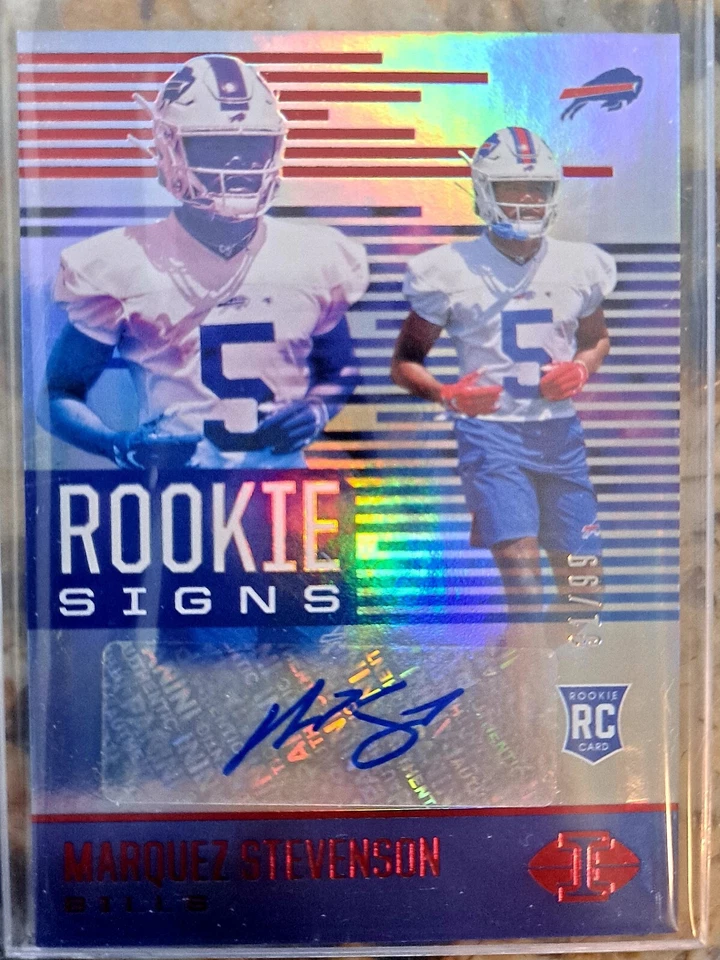 2021 Panini Illusions Marquez Stevenson Rookie Signs RC Auto #'d /99 - Image 1 of 2
