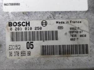 9637089980 switchboard engine uce for PEUGEOT 206 BERLINA XR 1999 164078 - Bild 1 von 2