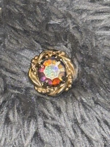 Vintage Rhinestone Tie Tack Pin - Picture 1 of 5