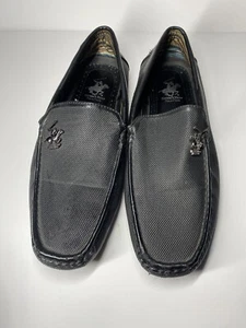 Mocasines de conducción Beverly Hills Polo Club negros talla 10 D negros madera larga - Imagen 1 de 17