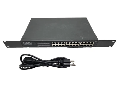 SMC SMCGS24 24-Port 10/100/1000Mbps Unmanaged Gigabit EZ Switch - Image 1 of 3