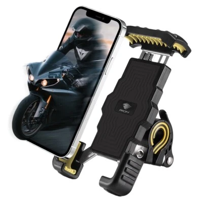 Shockproof Bicycle Motor Bike Phone Mount Holder For iPhone 16 15  14 13 12 11 - Image 1 of 4