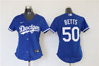 NWT Nike Woman Los Angeles Dodgers #50 Mookie Betts MLB Stitched Jersey S-XXL