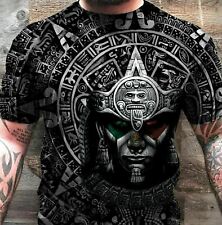 Mexico Aztec t Shirt Aztec Calendar T - SHIRT US Size Fathers Day Gift Best