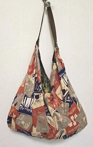 Womens Hawaii Print Shoulder Bag Purse Handmade Lightweight - Picture 1 of 9