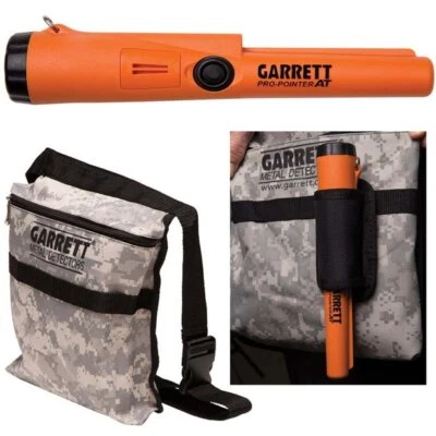 Detector de metales Garrett Pro Pointer AT impermeable con bolsa de camuflaje Foto 1 de 4