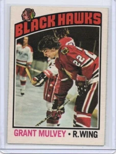 1976-77 Topps OPC #167 Grant Mulvey Blackhawks - Bild 1 von 2