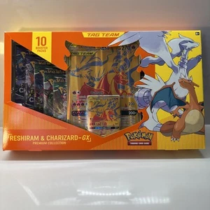 POKEMON TCG RESHIRAM & CHARIZARD-GX PREMIUM COLLECTION BOX New Sealed - Picture 1 of 5