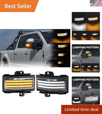 Modern LED Turn Signal Lights for F150, F250, F350 & F450 - Waterproof Design - Image 1 of 4