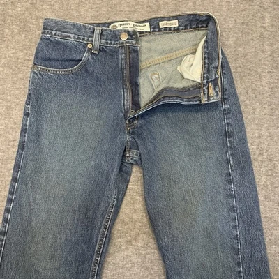 Jeans masculino tradicional Harley Davidson 30x30 (30x29) lavagem escura - Imagem 1 de 4