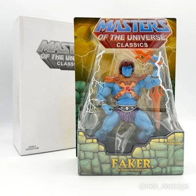 Figura Mattel Masters of the Universe 2009 MOTU Classics Faker 7" sin usar, en caja sellada nueva Foto 1 de 4
