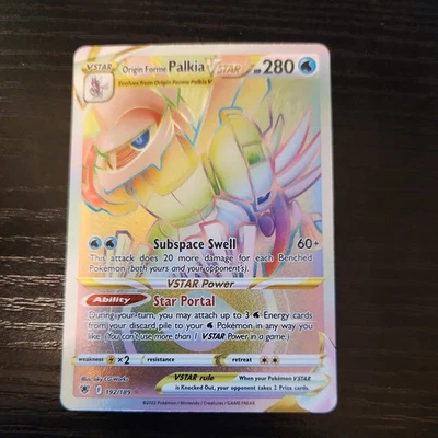 Origin Forme Palkia VSTAR (Secret) 192/189 Swsh10: Astral Radiance Holo - Image 1 of 2
