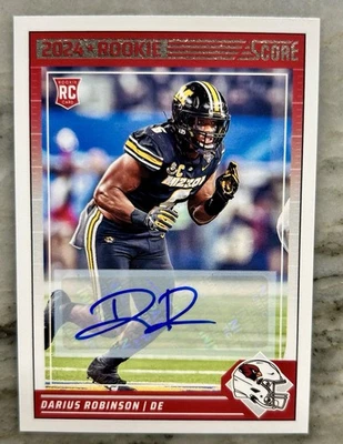 2024 Score - Rookies Darius Robinson #326 Signatures (AU, RC) - Image 1 of 2