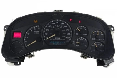 Cuadro medidor velocímetro instrumento *Cualquier kilometraje* para 00-02 Silverado Tahoe Foto 1 de 4