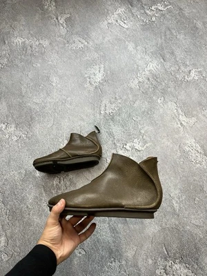 Trippen Womens Ankle Leather Boots Brown Happy Platform Made In Germany Size 39 - Image 1 of 4