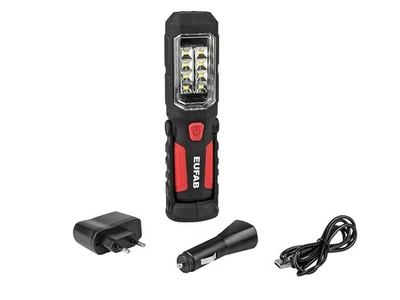 Eufab LED Akku Werkstattleuchte Arbeitsleuchte Stableuchte Werkstattlampe 12 V - Bild 1 von 4