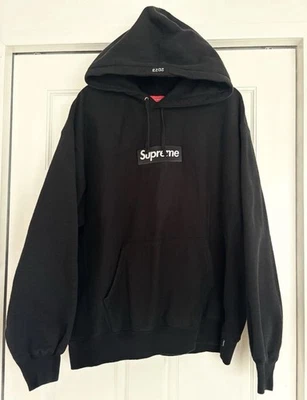 Supreme Box Logo Hoodie Black XL 2023 Pullover Hooded Sweatshirt Authentic 🔥🔥 - Image 1 of 4