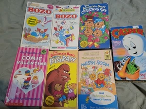 Cartoon VHS Lot Berenstain Bears Casper Bozo - Picture 1 of 3