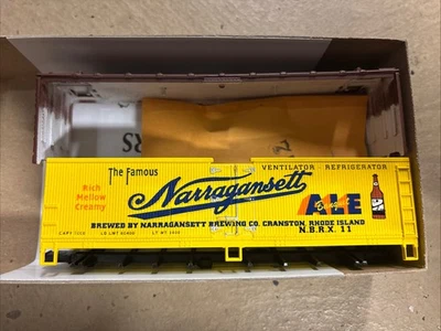 HO Greenway Products Athearn 40' 啤酒冷藏 Narragansett Ale — 第 1/2 张图片