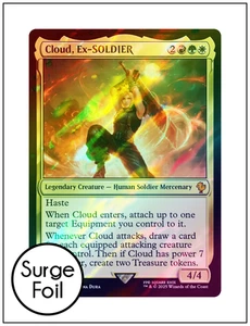 1x Cloud, Ex-SOLDIER 0221, Surge Foil, Final Fantasy, Magic MTG NM - Picture 1 of 1