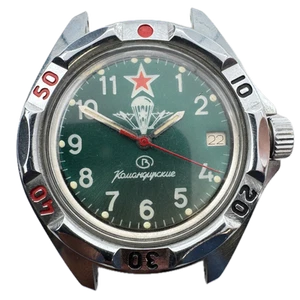 Vintage Vostok Komandirskie Men's Automatic Wristwatch 2443 B RussiaSteel - Picture 1 of 6