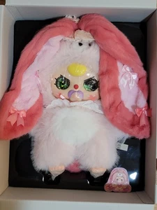 Baby Three 800% AI Artificial Intelligence Plush Softie Pink Rabbit - Picture 1 of 3